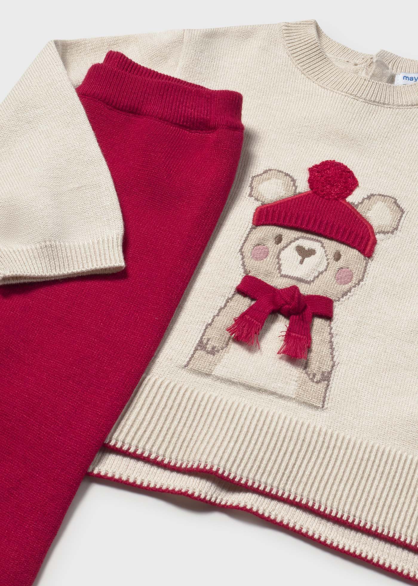 Mayoral Pullover & Shorts bequemes Strickset