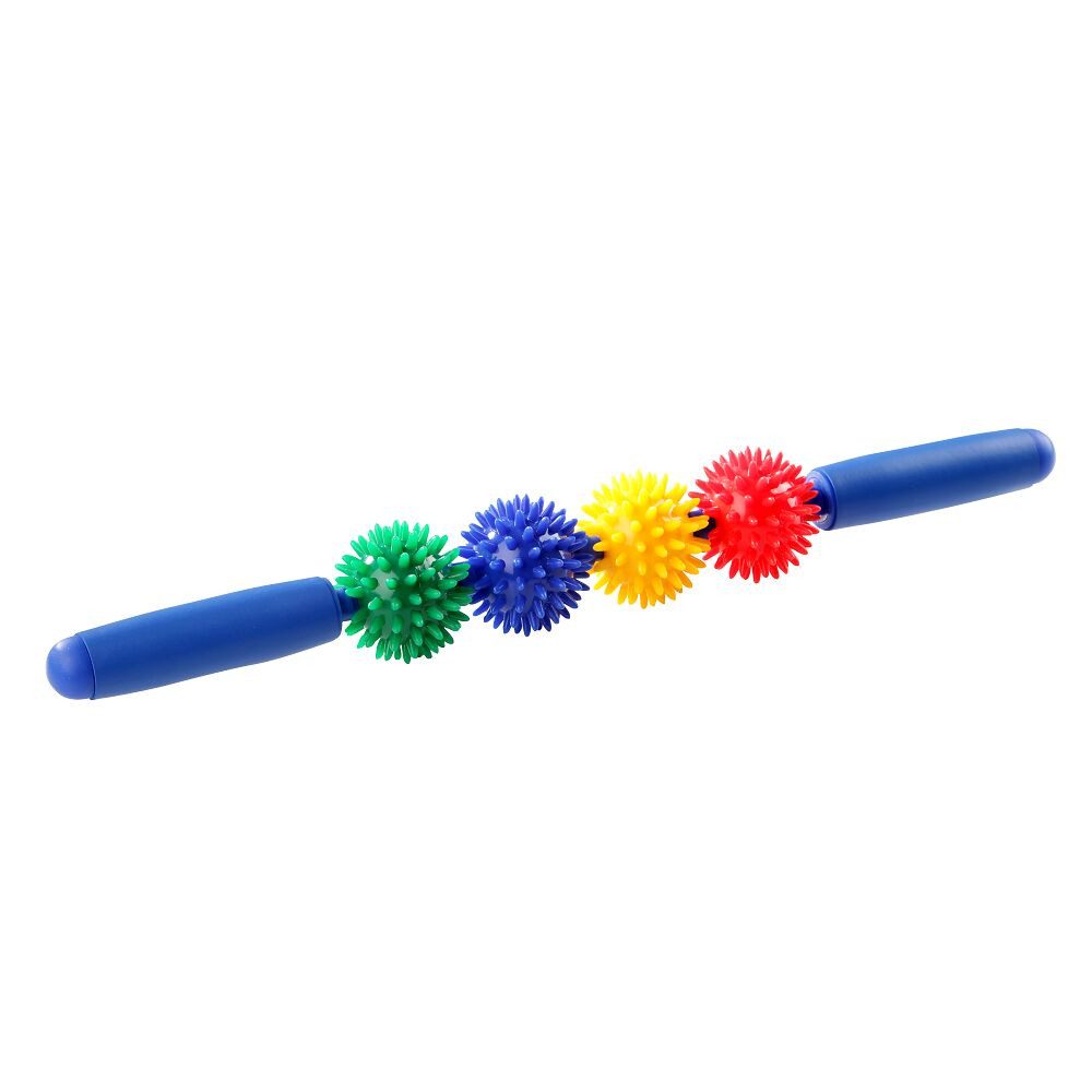 SportFit Massagerolle Massagestab Regenbogen, Sorgt für eine angenehme, wohltuende Massage