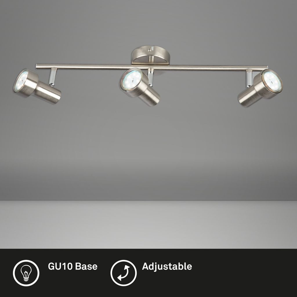 Briloner Leuchten LED Deckenleuchte 2843-032, LED wechselbar, 2700K - Extra-Warmweiß