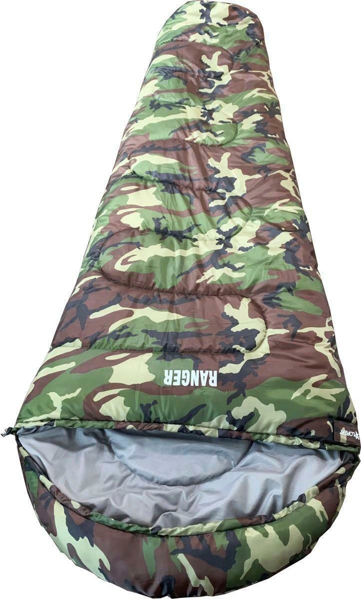 Mumienschlafsack Ranger Camping EXPLORER Schlafsack -18°C 230x80x55cm Outdoor