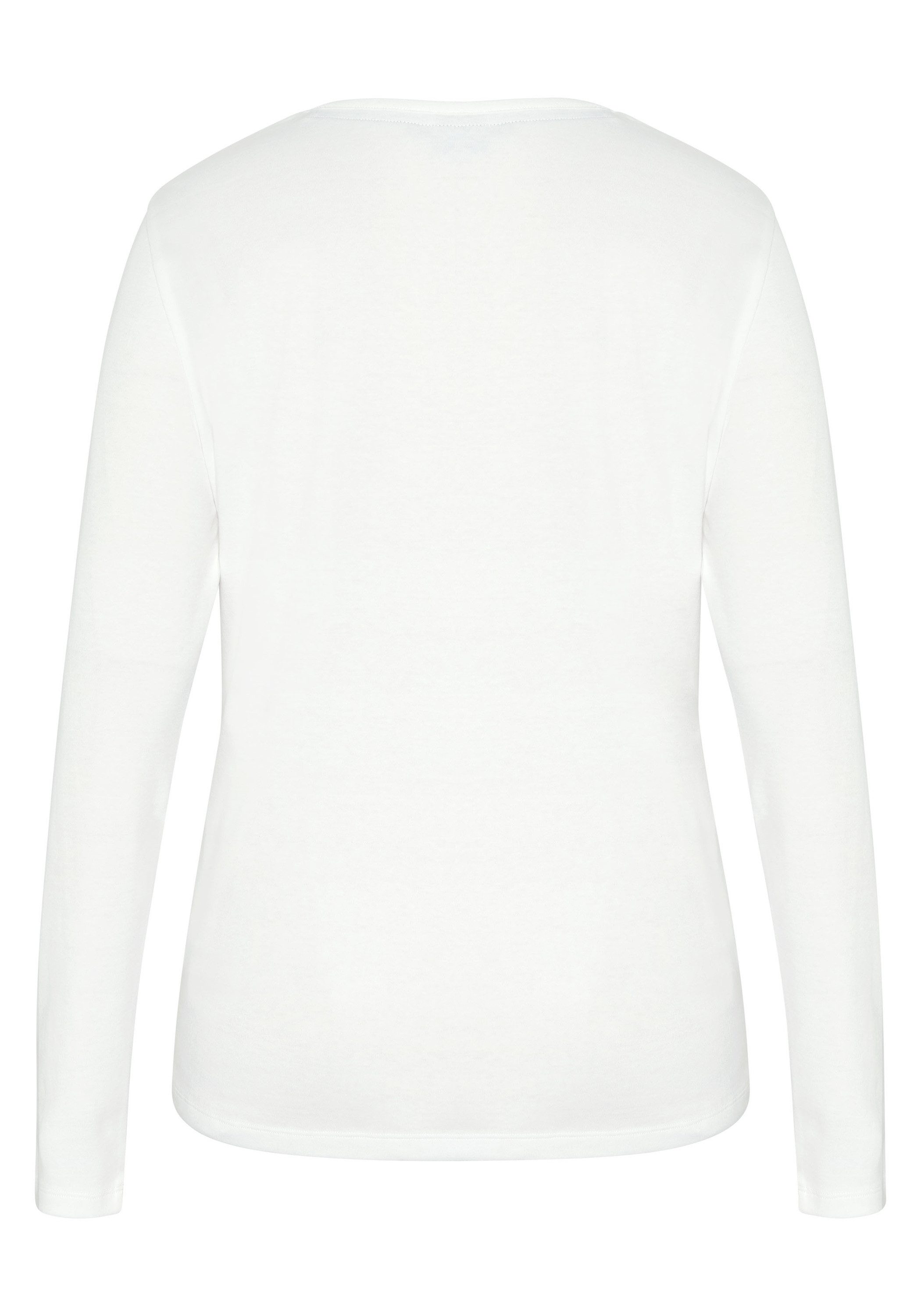 Polo Sylt Langarmshirt im Label-Design günstig online kaufen