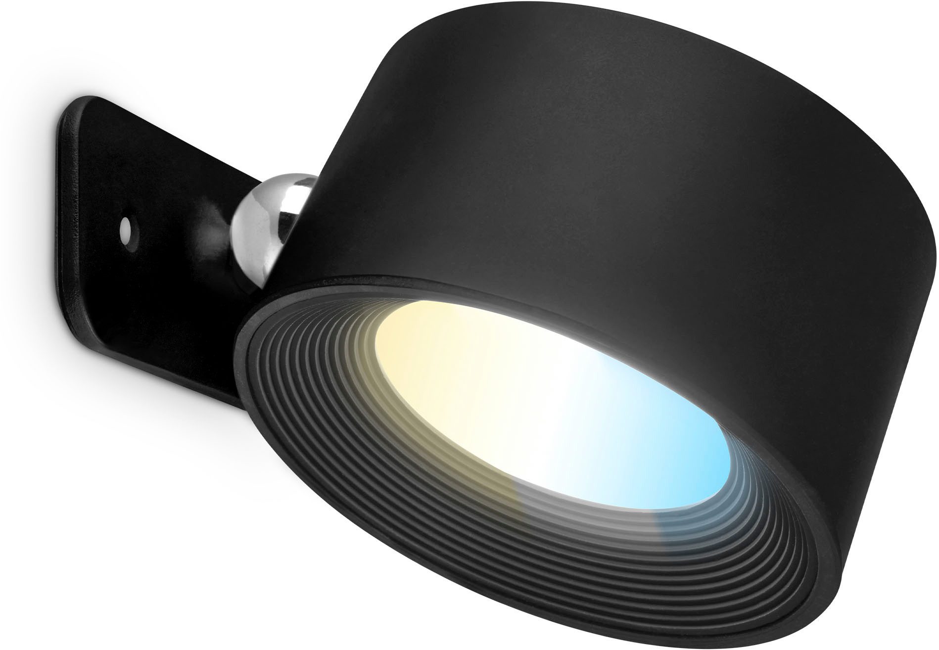 B.K.Licht LED Wandleuchte BKL1597 Magnetische Akku Wandlampe, 3-Stufen Dimmer, mit USB-C, CCT - über Fernbedienung, LED fest integriert, Tageslichtweiß, CCT-Fun – Bild 3 von 5