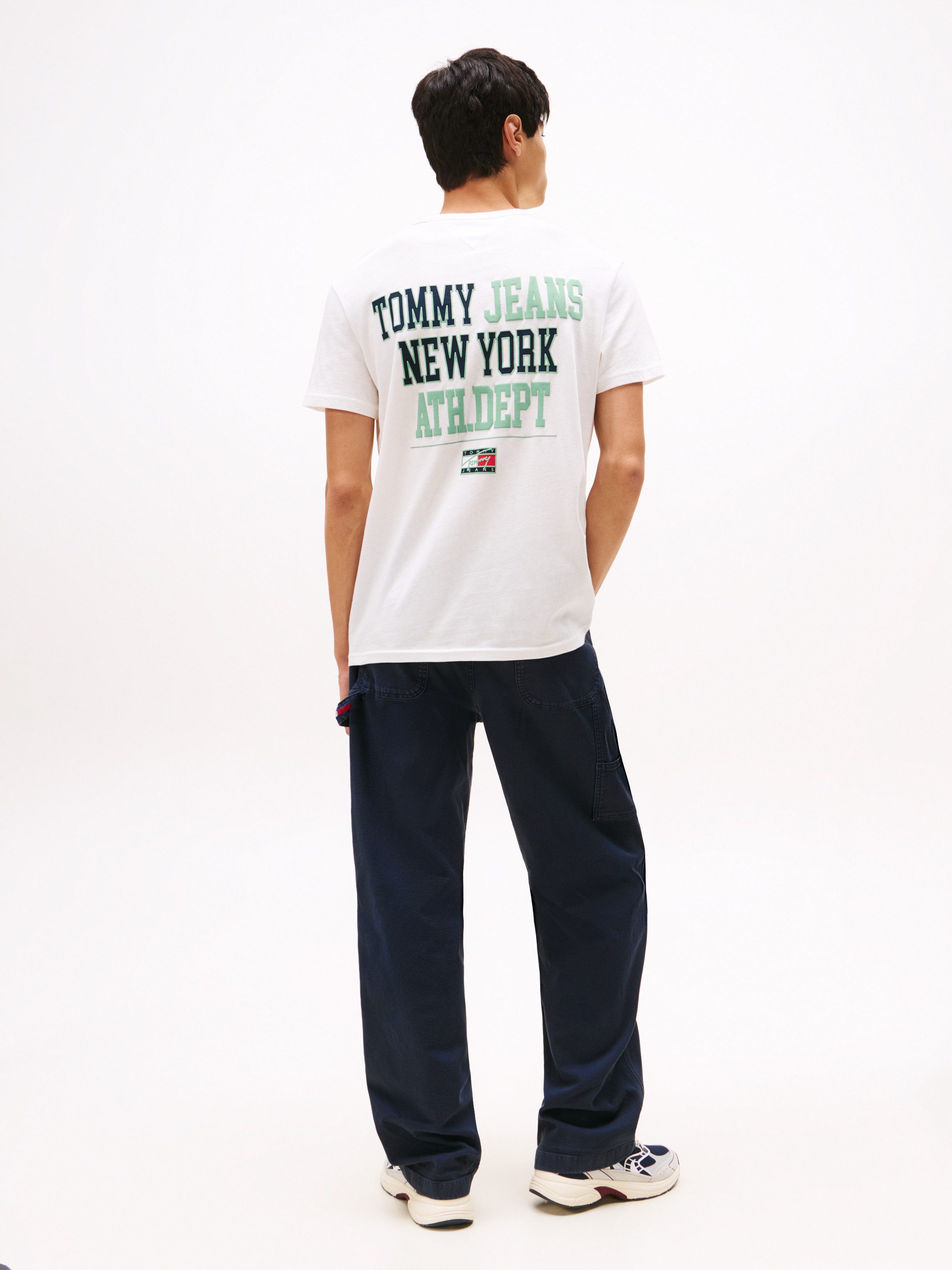 Tommy Jeans T-Shirt TJM REG ATHL DEPT BACK EXT mit Rückenprint, regular fit – Bild 5 von 5