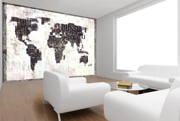 WandbilderXXL Fototapete Weltkarte 17, glatt, Weltkarte, Vliestapete, hochwertiger Digitaldruck, in verschiedenen Größen