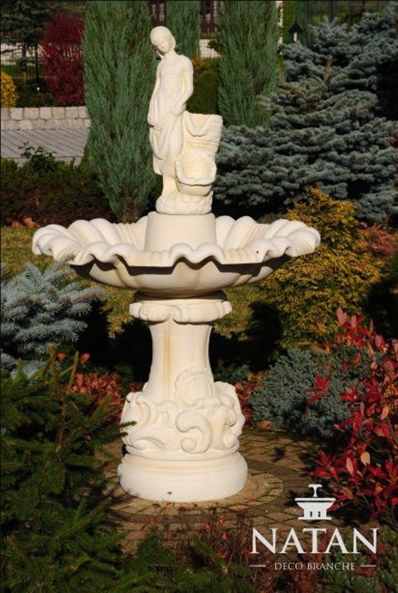 JVmoebel Skulptur Zierbrunnen Springbrunnen Skulptur Brunnen Garten Fontaine