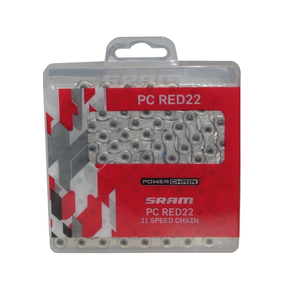 Fahrradketten Schaltungskette PC Red22 HollowPin, 114 Glieder, 11-fach, mit Power-Lo