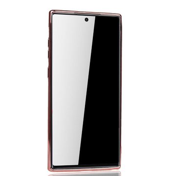 König Design Handyhülle Samsung Galaxy Note 10, Samsung Galaxy Note 10 Handyhülle Bumper Backcover Rosa
