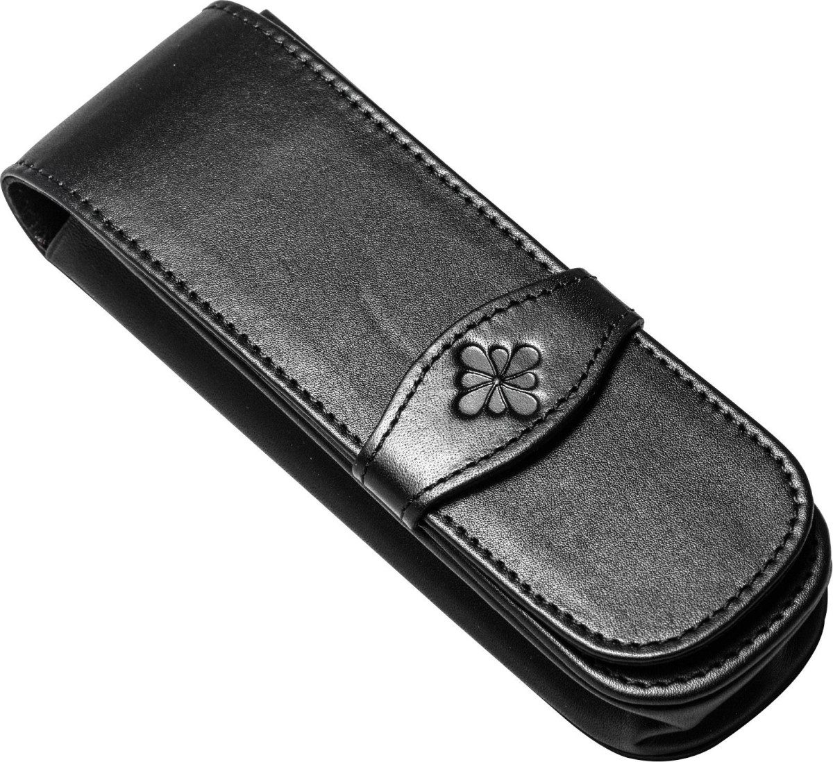 Federtasche Lederetui für 2 Schreibgeräte.