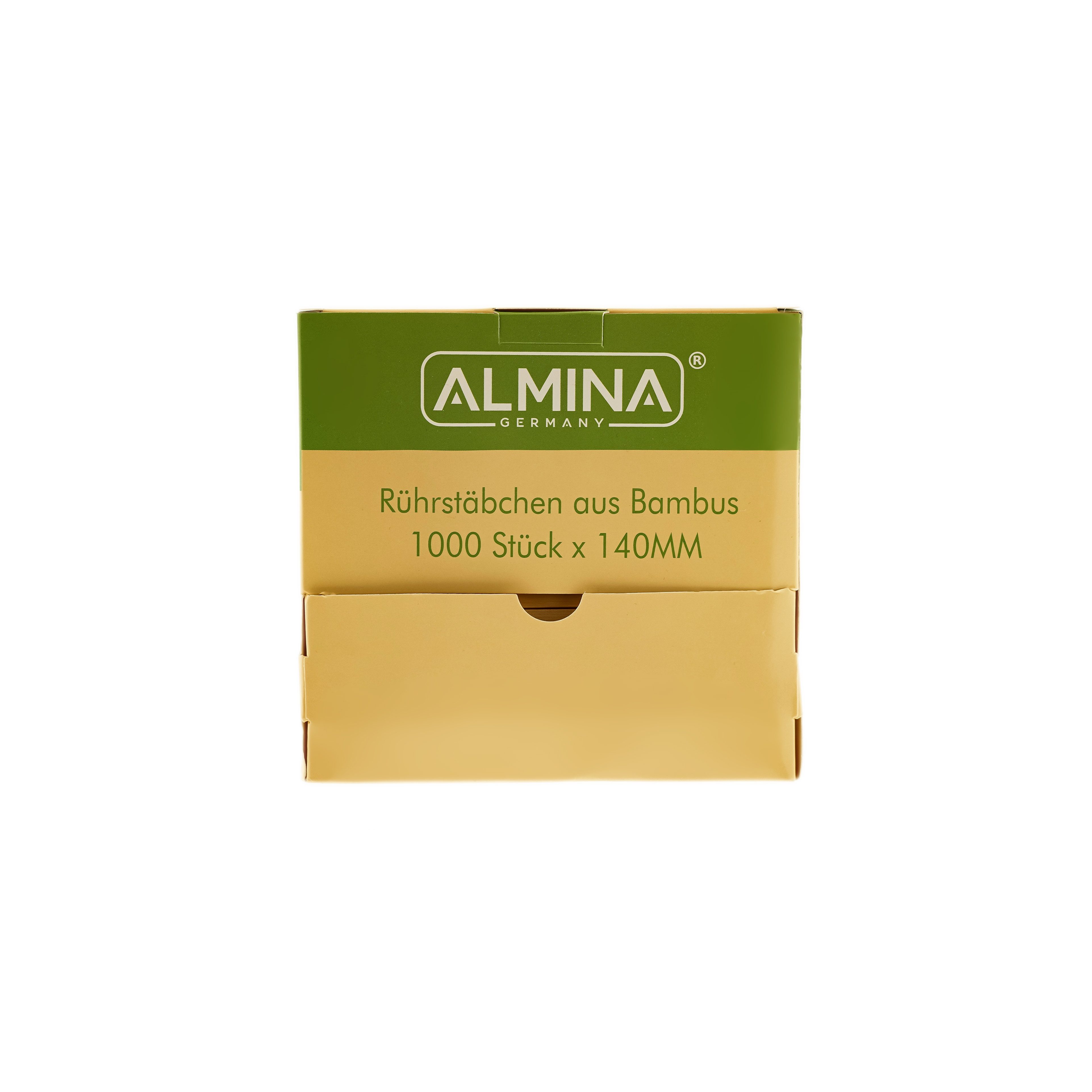 Almina Einwegbesteck-Set Rührstäbchen aus Bambus für Buffet & Küche, 1000 Stück - 14 cm (1000-tlg), Bambus