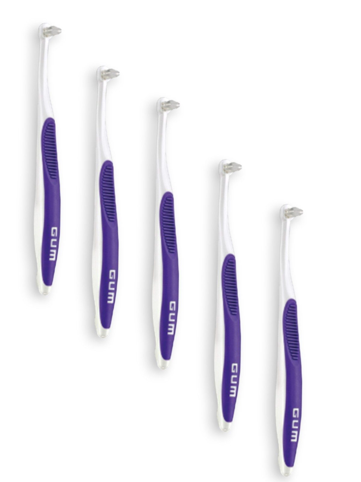 GUM Zahnbürste 5x GUM Büschelbürste weich 308