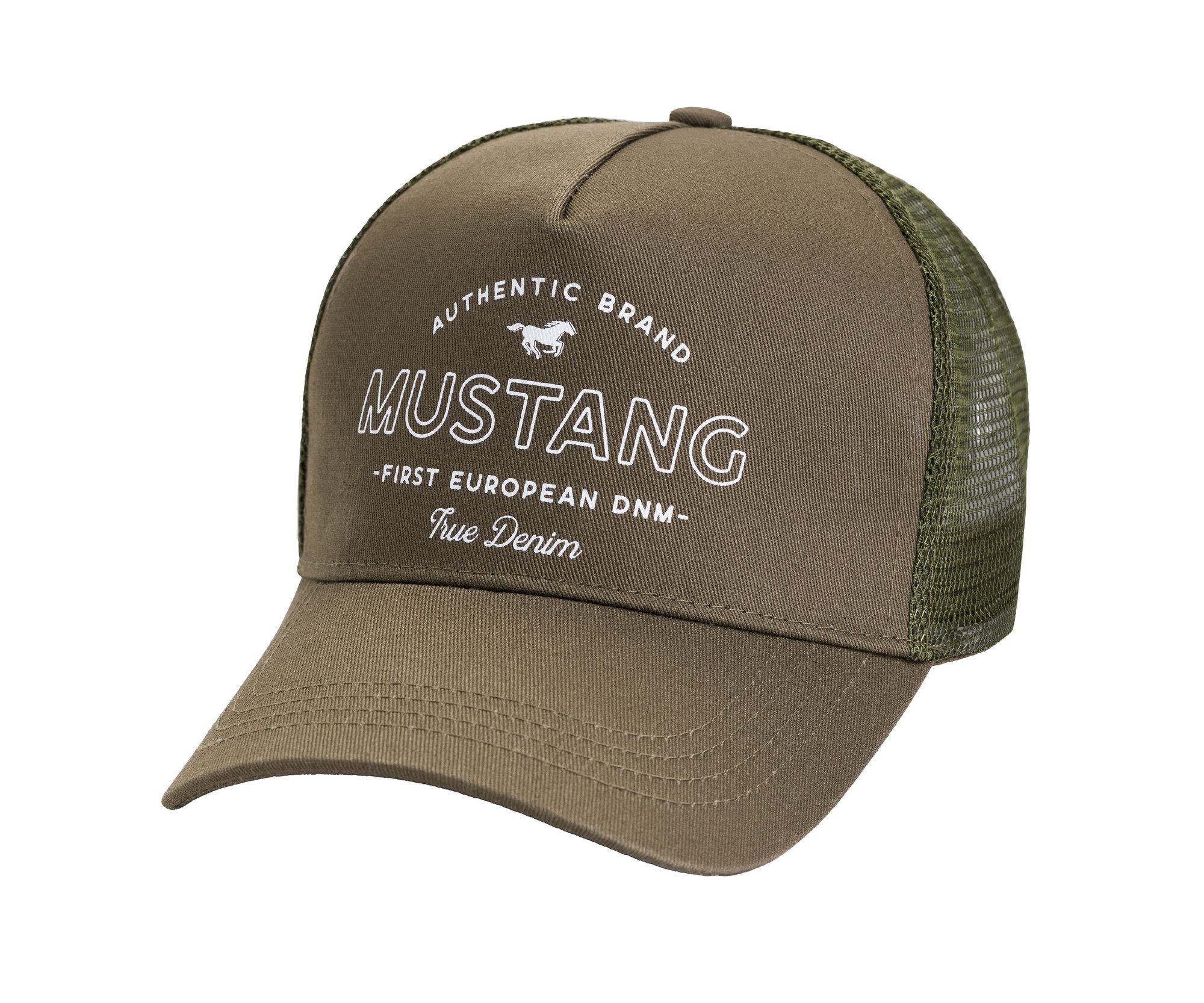 MUSTANG Baseball Cap "Taylor" (1-St) mit gerundetem Schirm, aus Baumwolle