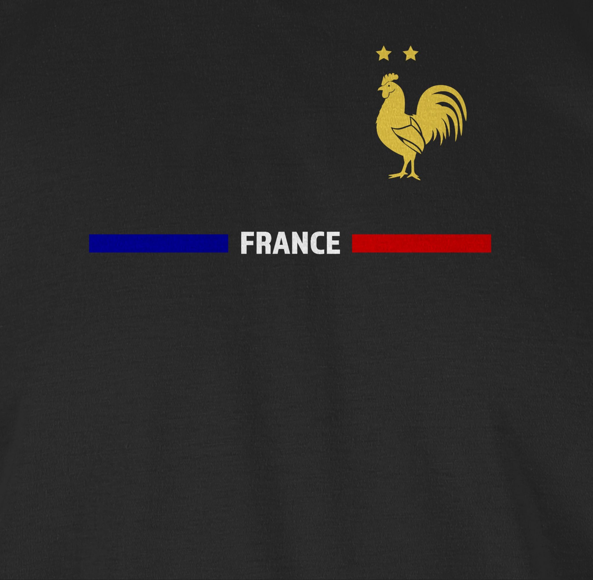 Shirtracer T-Shirt Frankreich Trikot Wappen, France mit Stolz, Französisches Fan-Motiv 2026 Fussball WM Fanartikel