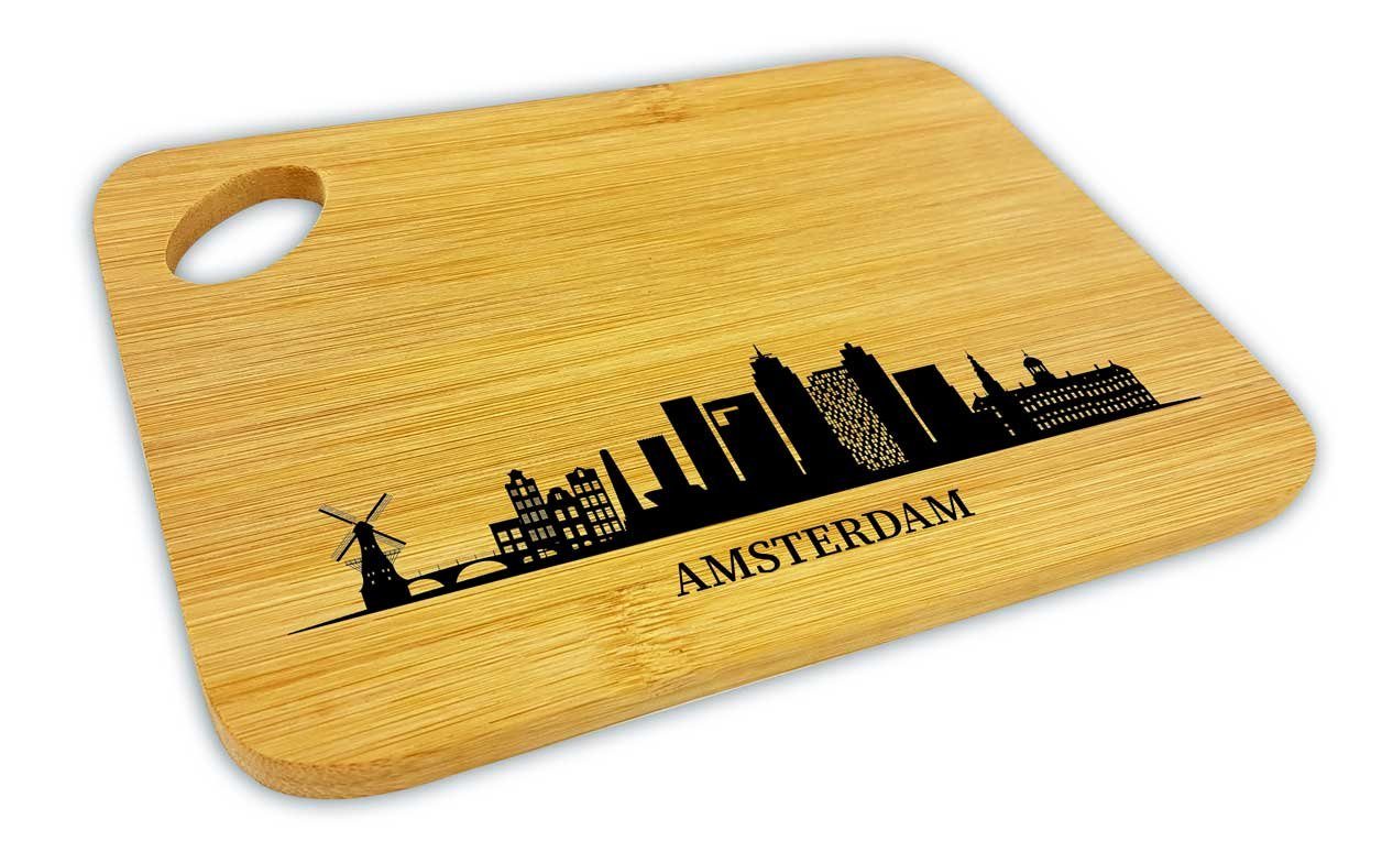 Skyline die Stadtmeister Bambus Amsterdam, Frühstücksbrett