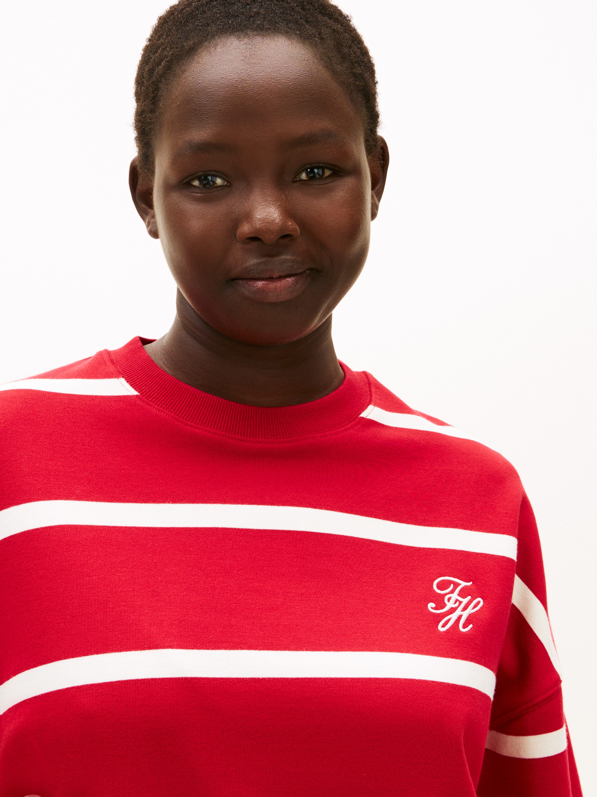 Tommy Hilfiger Curve Sweatshirt CRV TH SCRIPT MDRN TERRY SWTSHRT in großen günstig online kaufen