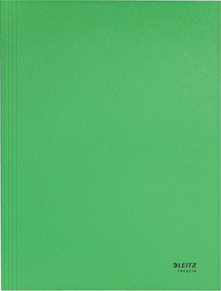 LEITZ Fächermappe Jurismappe Recycle A4 Karton grün