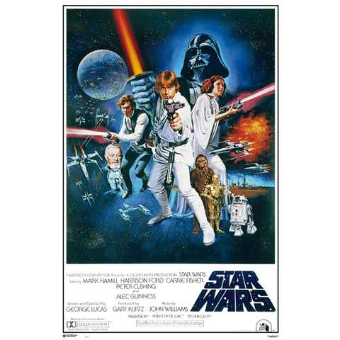 empireposter Poster Star Wars Maxi Poster, Star Wars - Orange Sword of Darth Vader (kein Set), nur das Poster ohne Rahmen