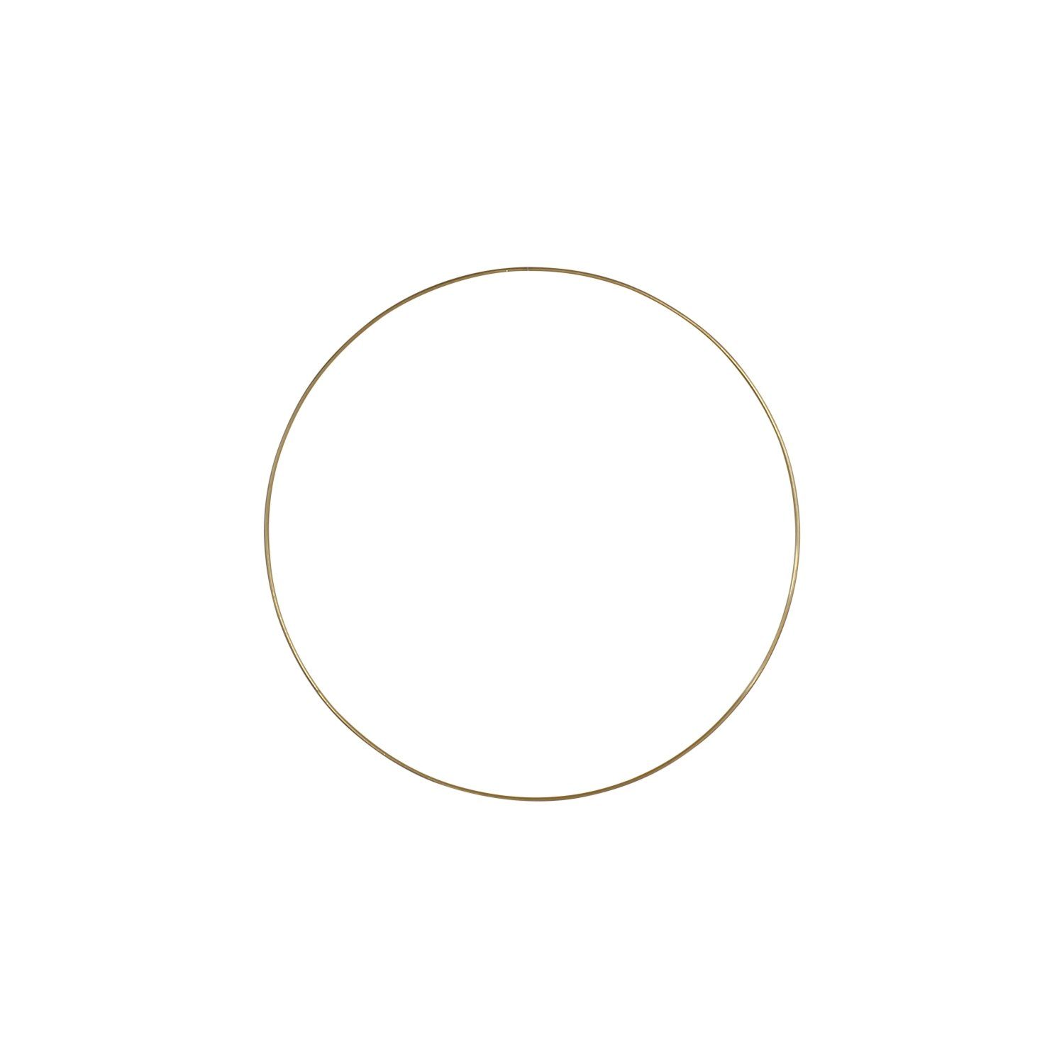 Werner Voß Wanddekoobjekt Deko-Ring Hoop, gold Metall, Durchmesser 50 cm