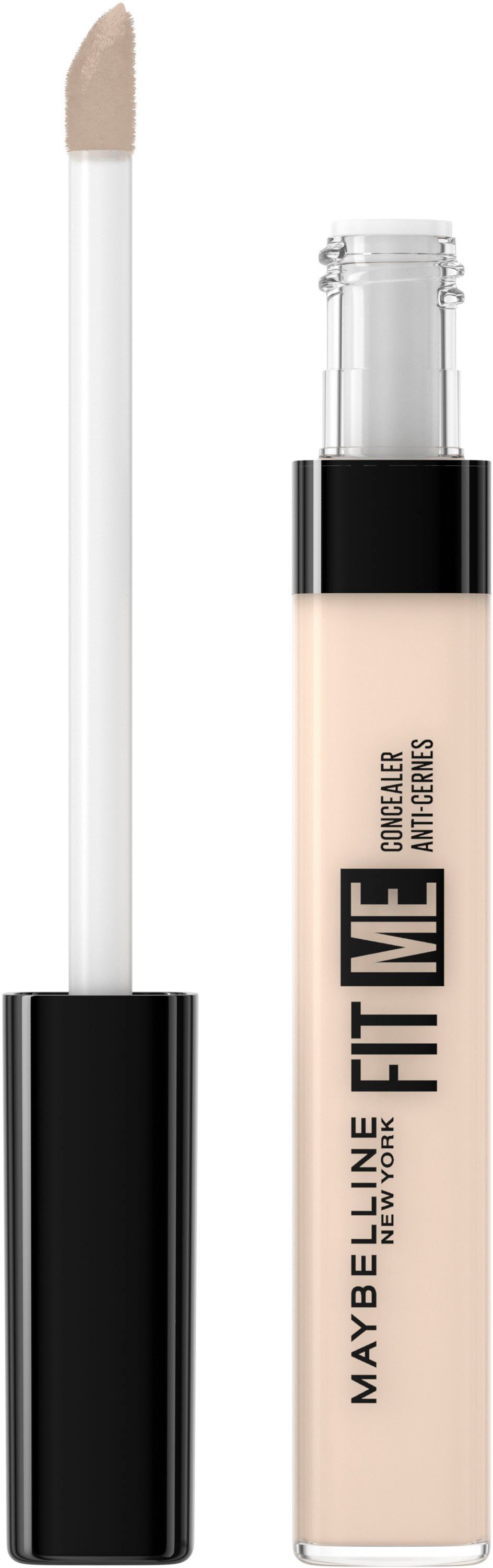 MAYBELLINE NEW YORK Concealer FIT ME! CONCEALER, mit hoher Deckkraft, hellt dunkle Stellen unter den Augen auf