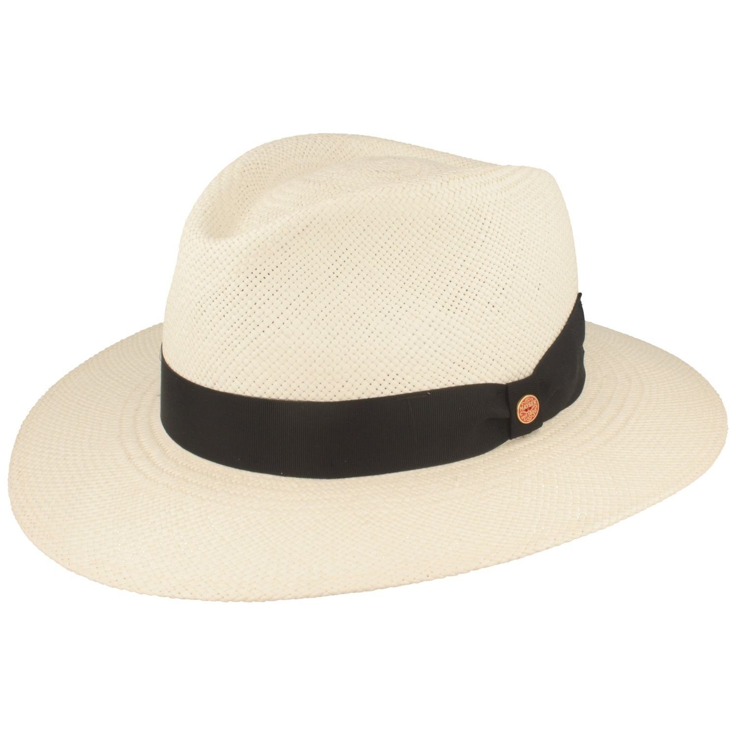 Mayser Strohhut wasserabweisender Panama Hut Tarbes mit UV-Schutz 60 bzw. 80 0025 bleached