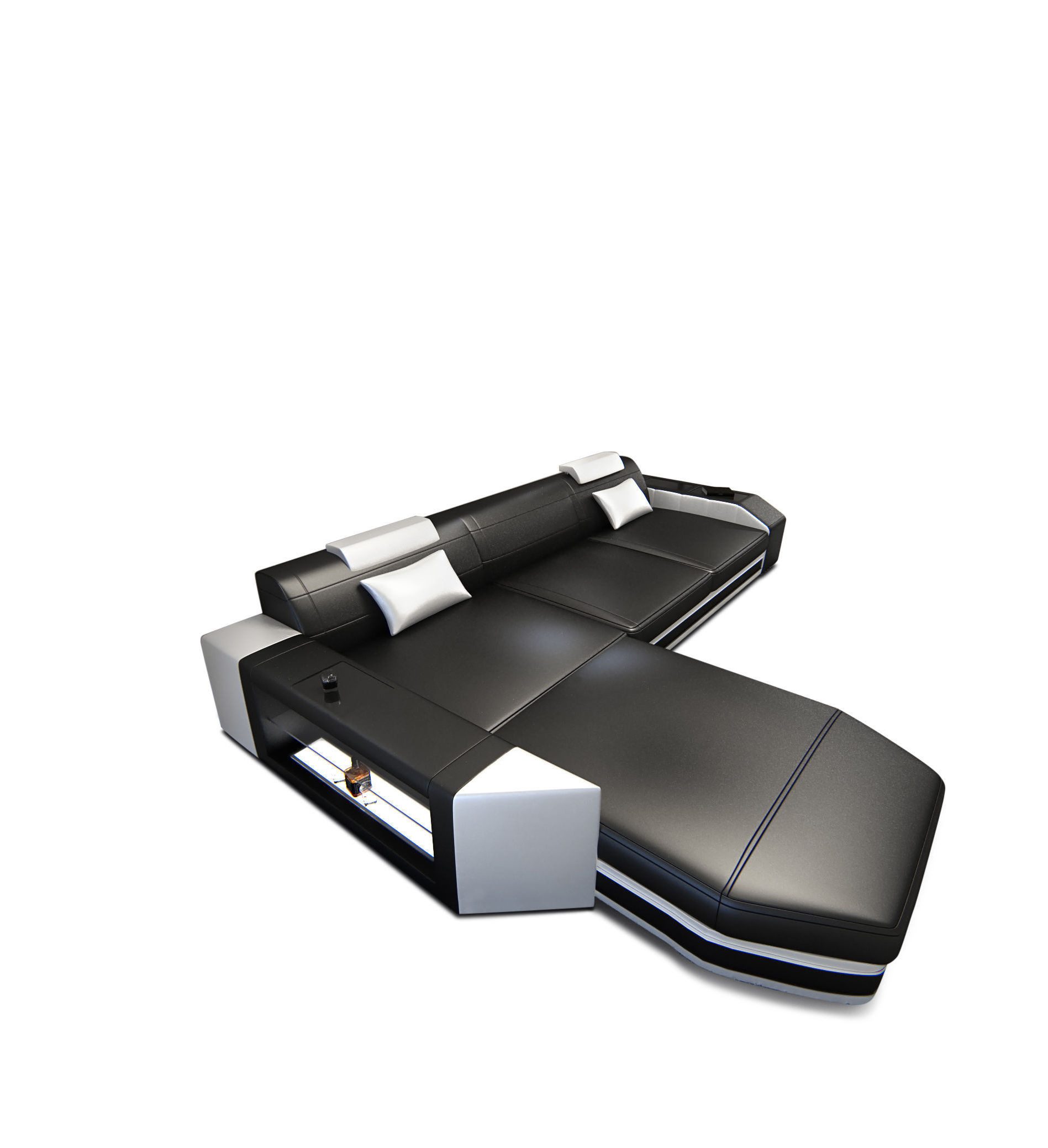 Sofa Dreams Ecksofa Ledersofa Prato L günstig online kaufen
