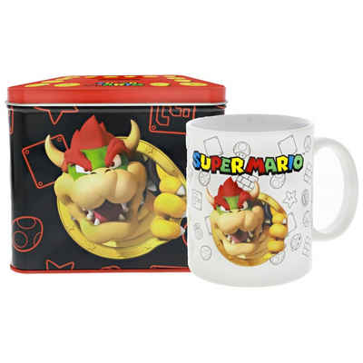 Nintendo Spardose Nintendo Bowser Von Super Mario Tasse Cup Becher mit Spardose Münzbox