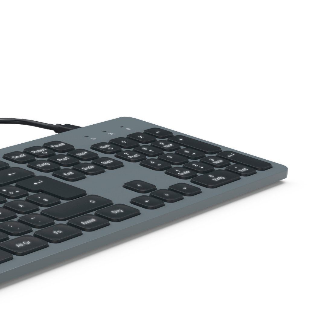 Hama Tastatur CK-400 (kabelgebunden, beleuchtet, QUERTZ) Tastatur – Bild 5 von 5