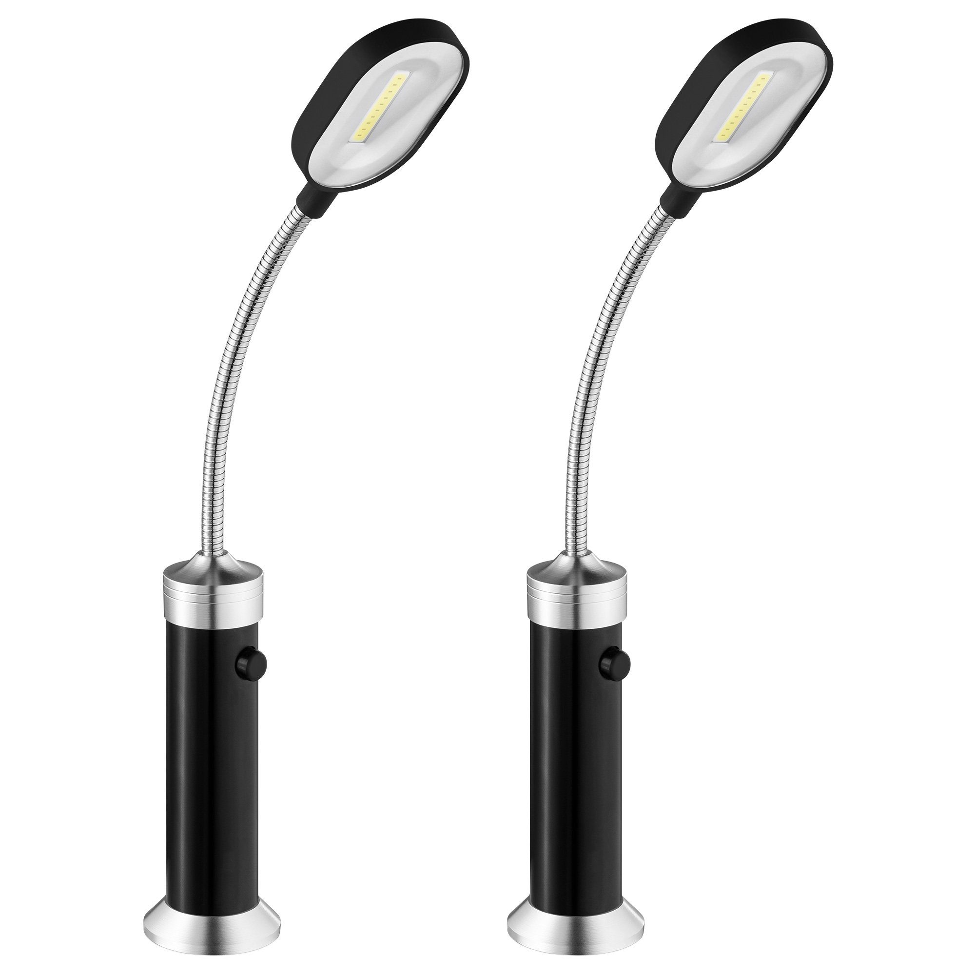Grilllampe 2x magnetische LED Grilllampe für 360° Ausleuchtung