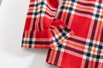 H.I.S Karohemd Flanellhemd, Overshirt mit aufgesetzten Taschen, angenehme weiche Flanellqualität