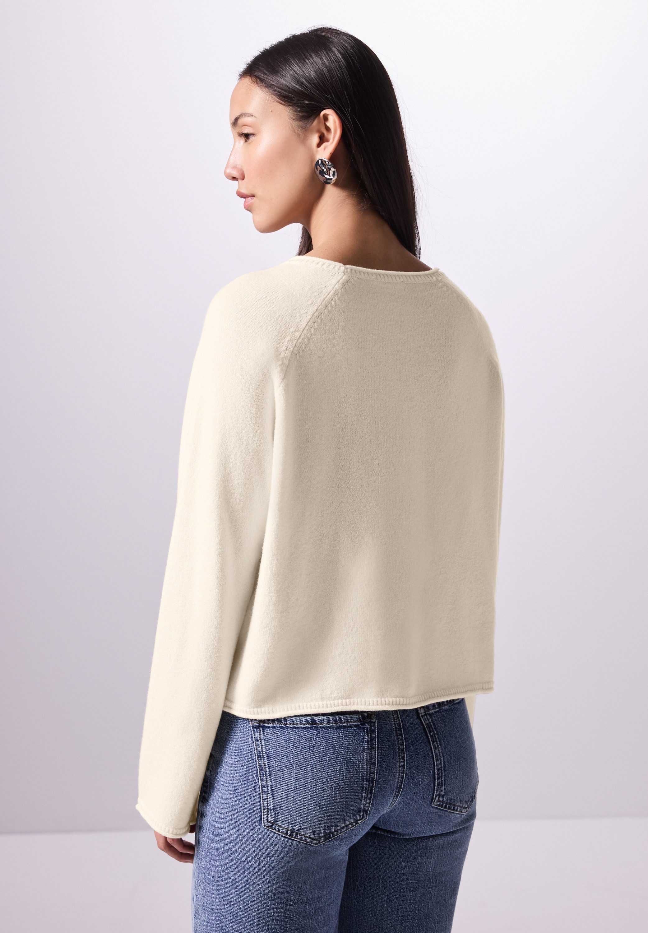 STREET ONE STUDIO Strickpullover, aus softem Materialmix günstig online kaufen
