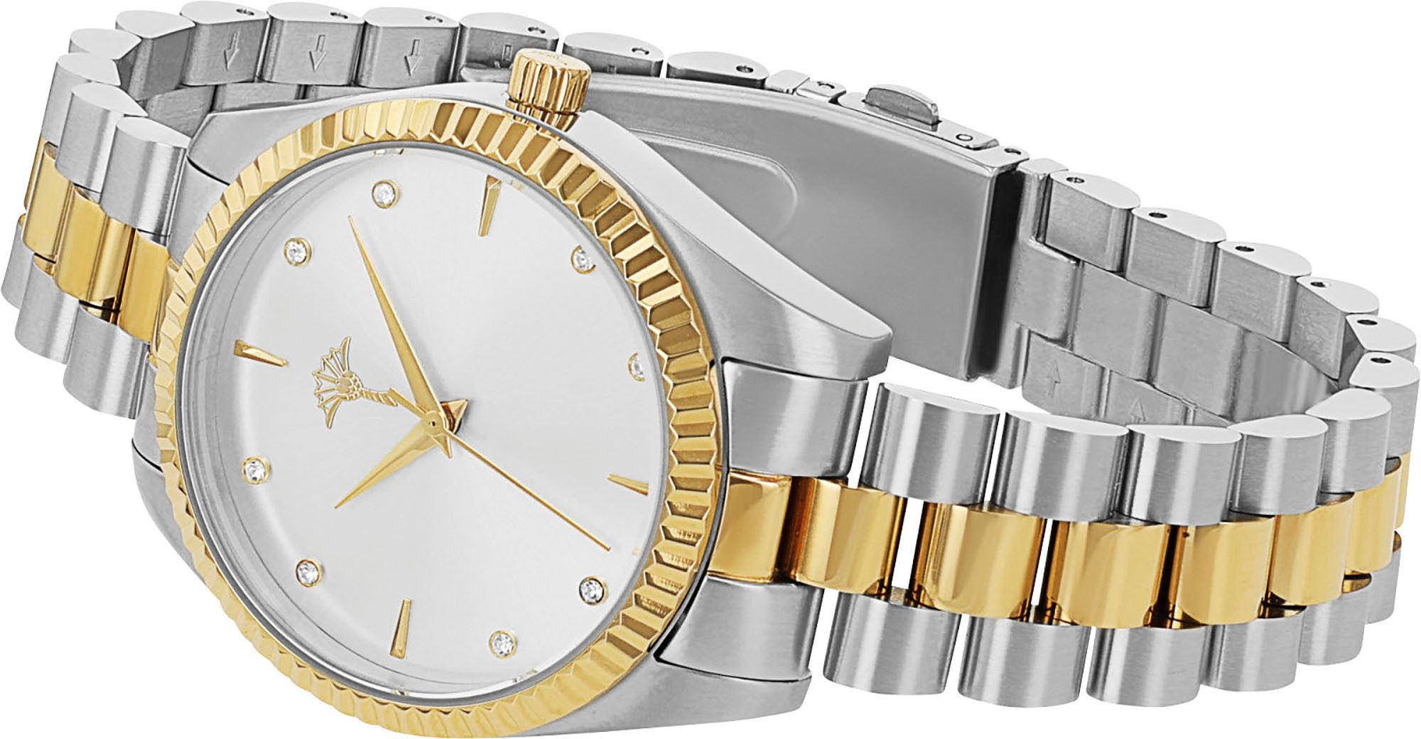 JOOP! Quarzuhr 2039568, Armbanduhr, Damenuhr, Edelstahlarmband, günstig online kaufen