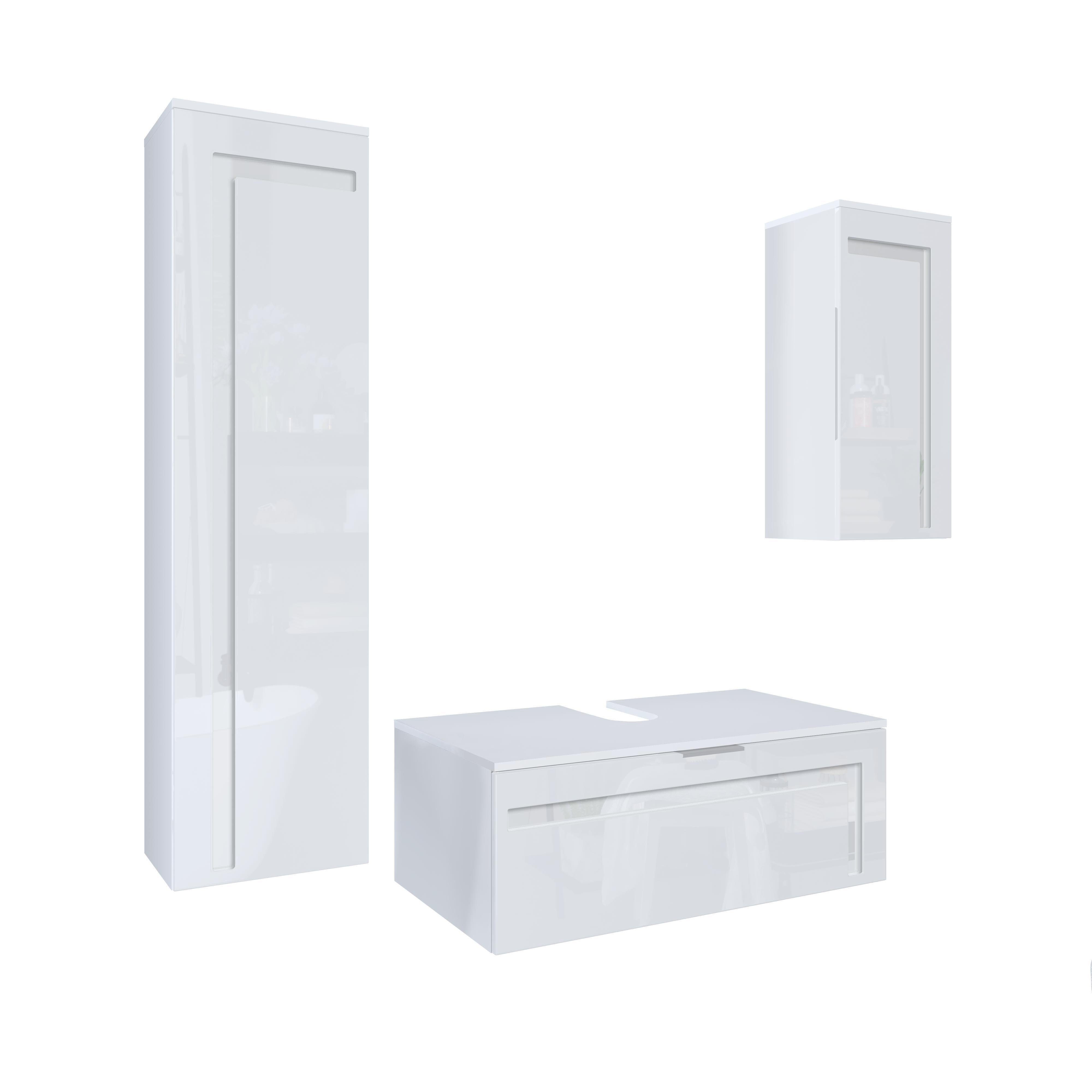 Vladon Badmöbel-Set Aloha V2, (Badezimmer-Set, mit günstig online kaufen