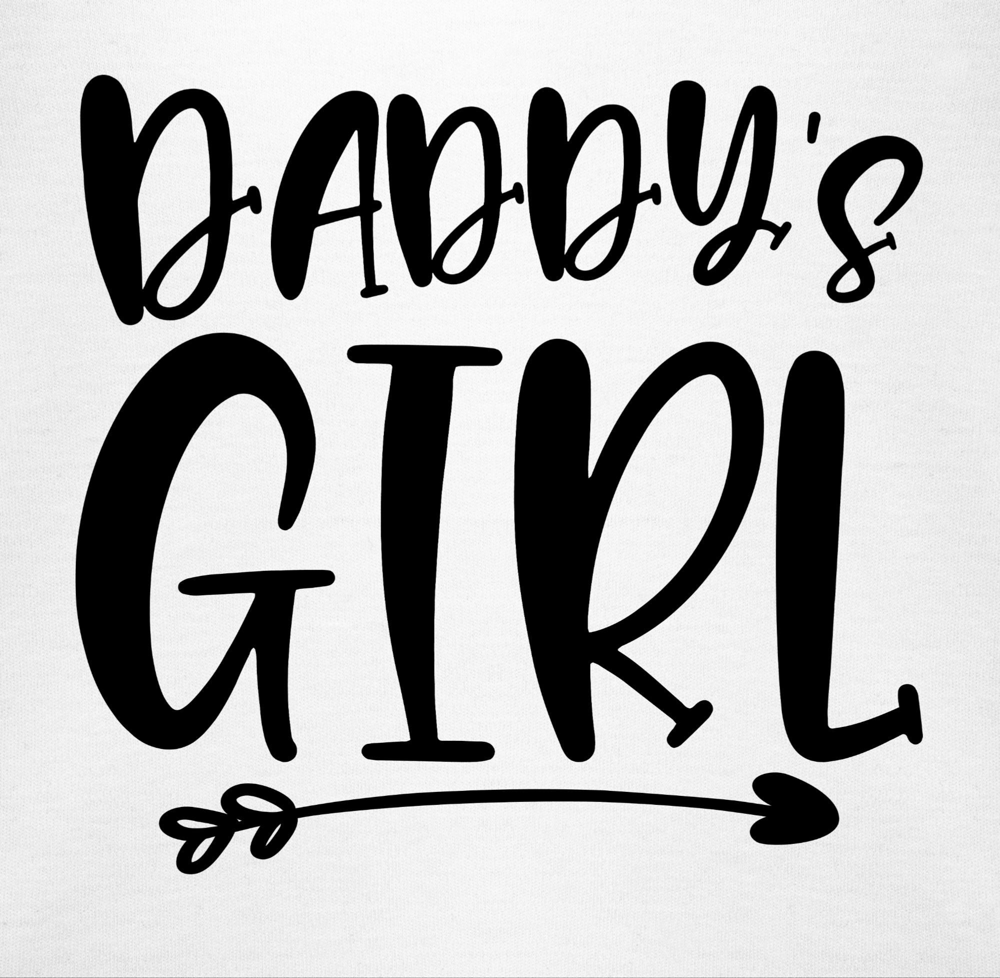 Shirtracer Shirtbody Daddys Girl Geschenk Vatertag Baby