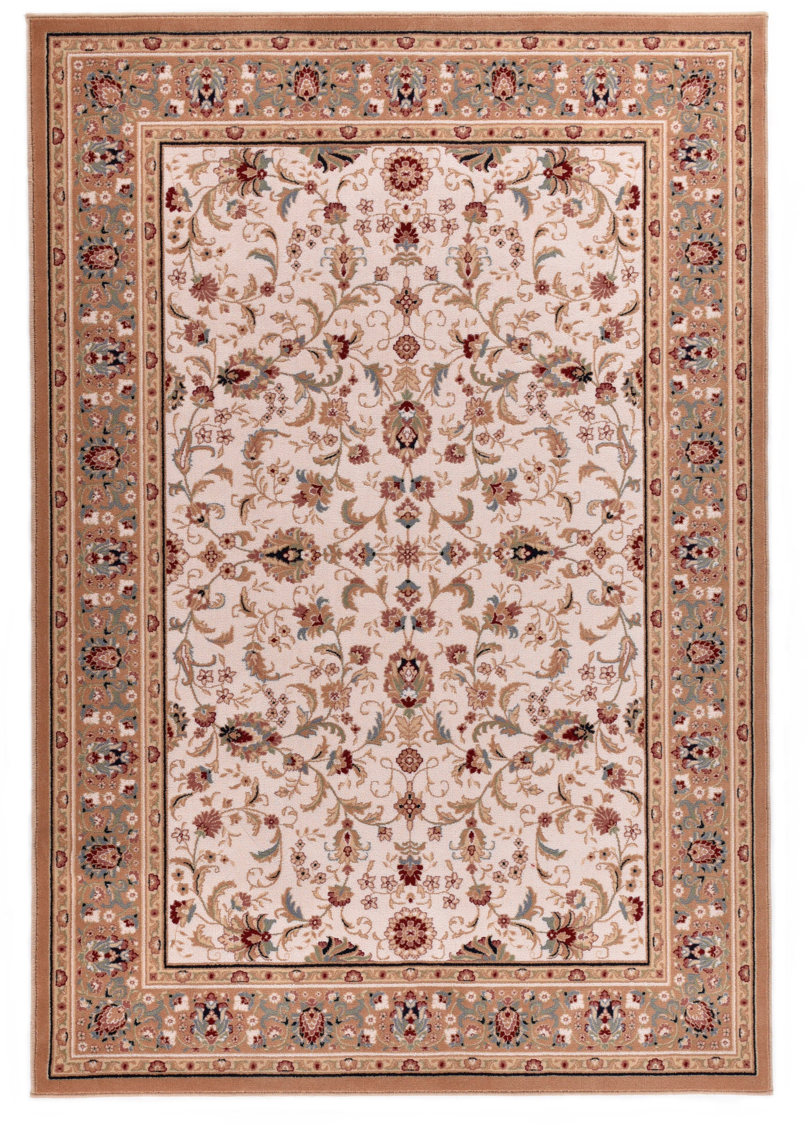 OTTO home Wollteppich Oriental D2, rechteckig, Höhe: 10 mm, reine Wolle, Orient-Optik, Wohnzimmer