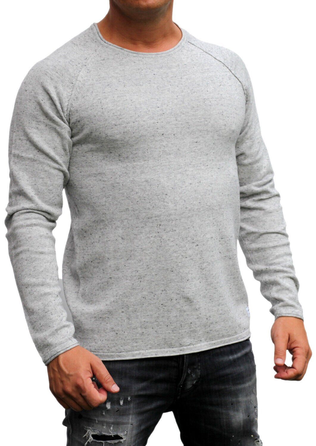 Jack & Jones Strickpullover langarm Pullover mit Rundhalsausschnitt günstig online kaufen