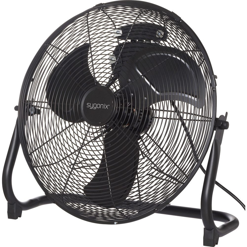 Sygonix Bodenventilator Sygonix Bodenventilator 70 W (x H) 505 mm x 480 mm Schwarz Schwenk, 50.50 cm Durchmesser