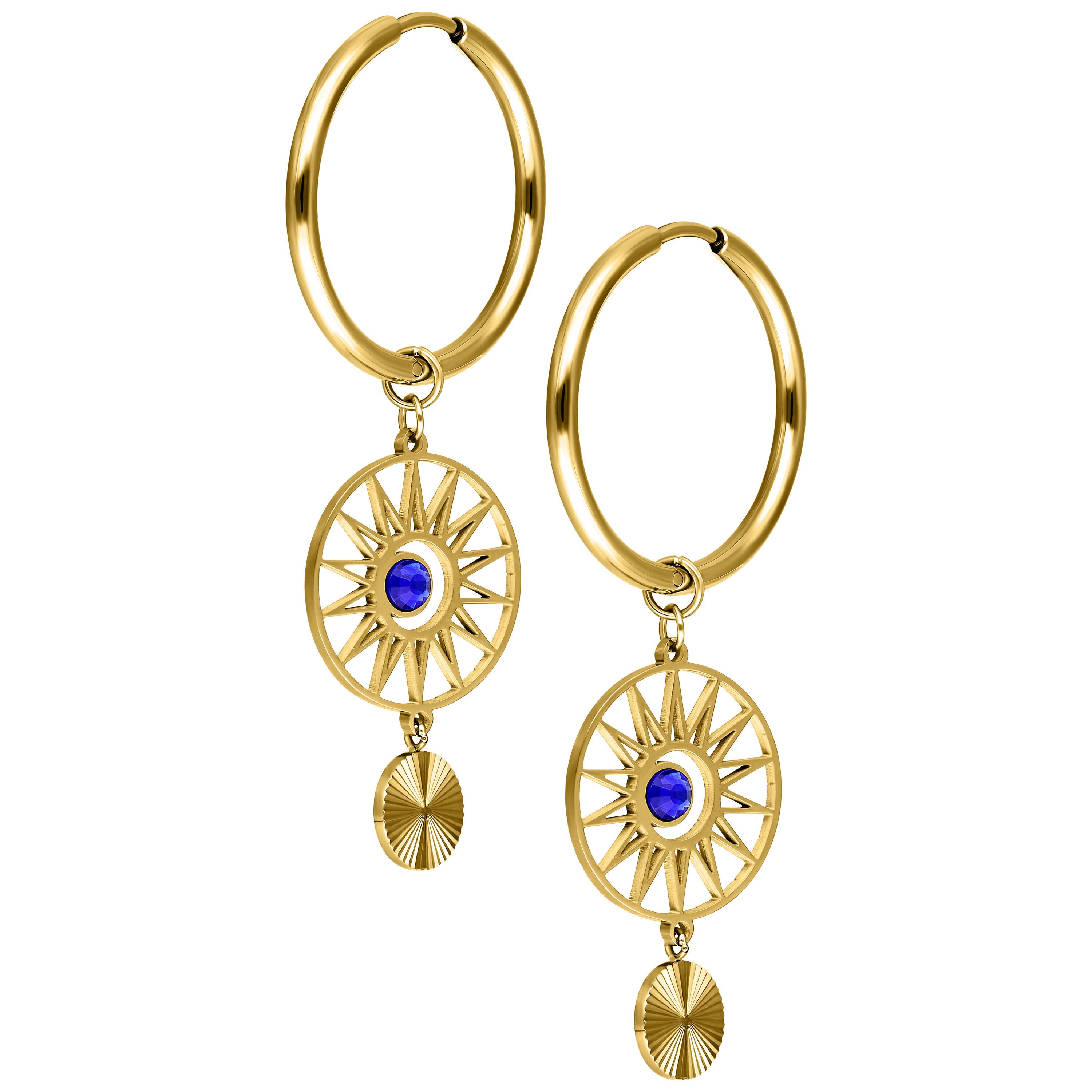 Paar Creolen Celestial Orbit Hoops Pair für Ohr, 1 Stück