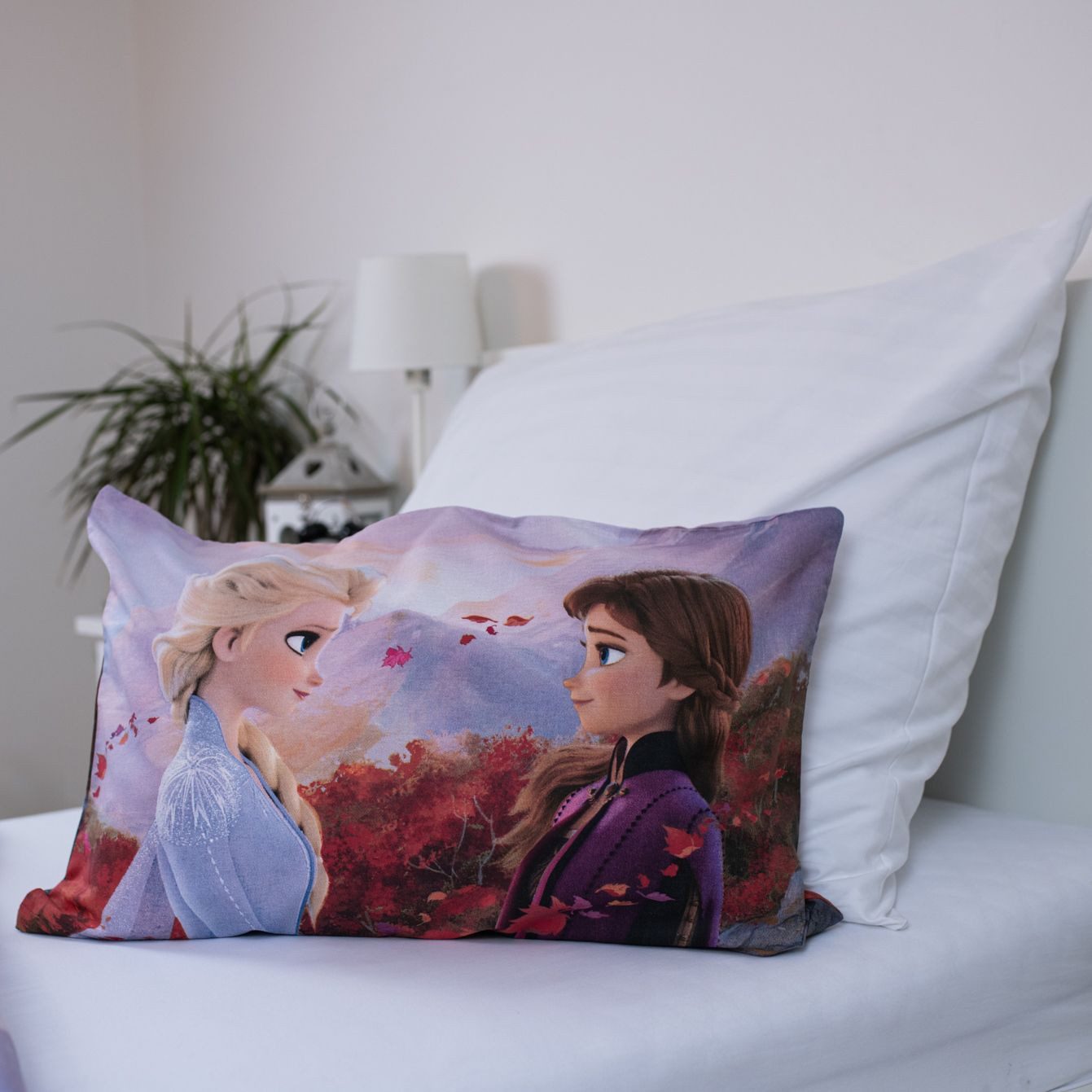 Disney Frozen Kinderbettwäsche Design Kuschelige Bettwäsche Baumwolle, 135x100 cm & 40x60 cm, Baumwolle, 2 teilig, mit Reißverschluss – Bild 4 von 5