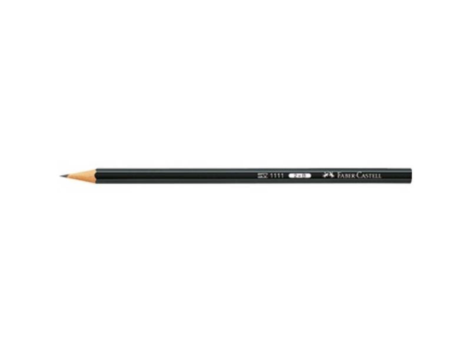 Faber-Castell Bleistift Faber-Castell Bleistift 111102 Sechseckform 2B schwarz