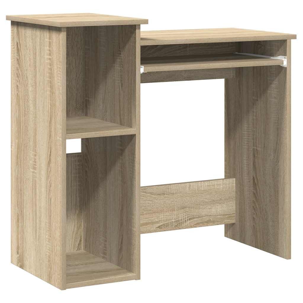 vidaXL Schreibtisch Schreibtisch mit Regalen Sonoma-Eiche günstig online kaufen
