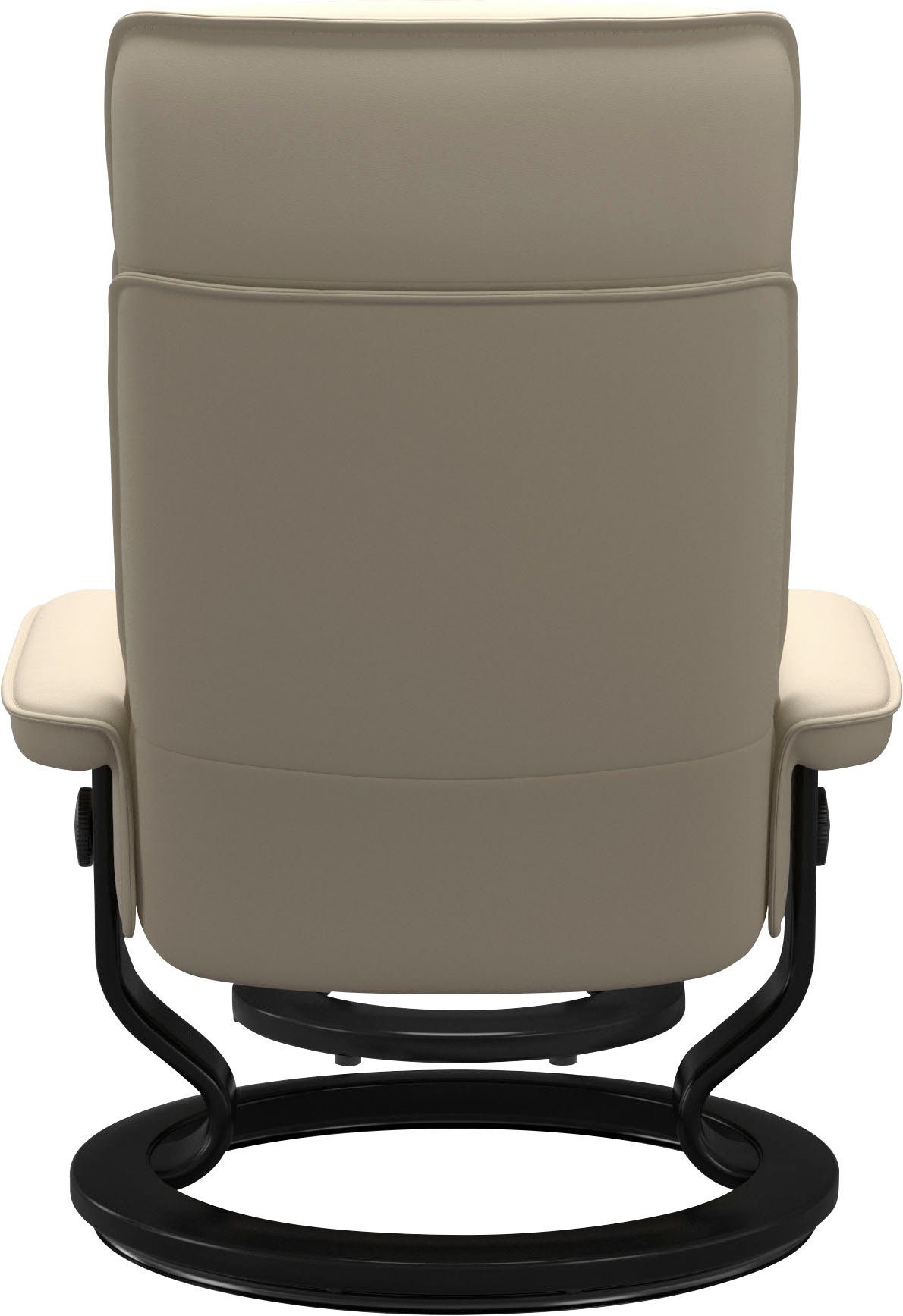 Stressless® Relaxsessel Admiral (Set, Relaxsessel inkl. Hocker), mit Classic Base, Größe M & L, Gestell Schwarz