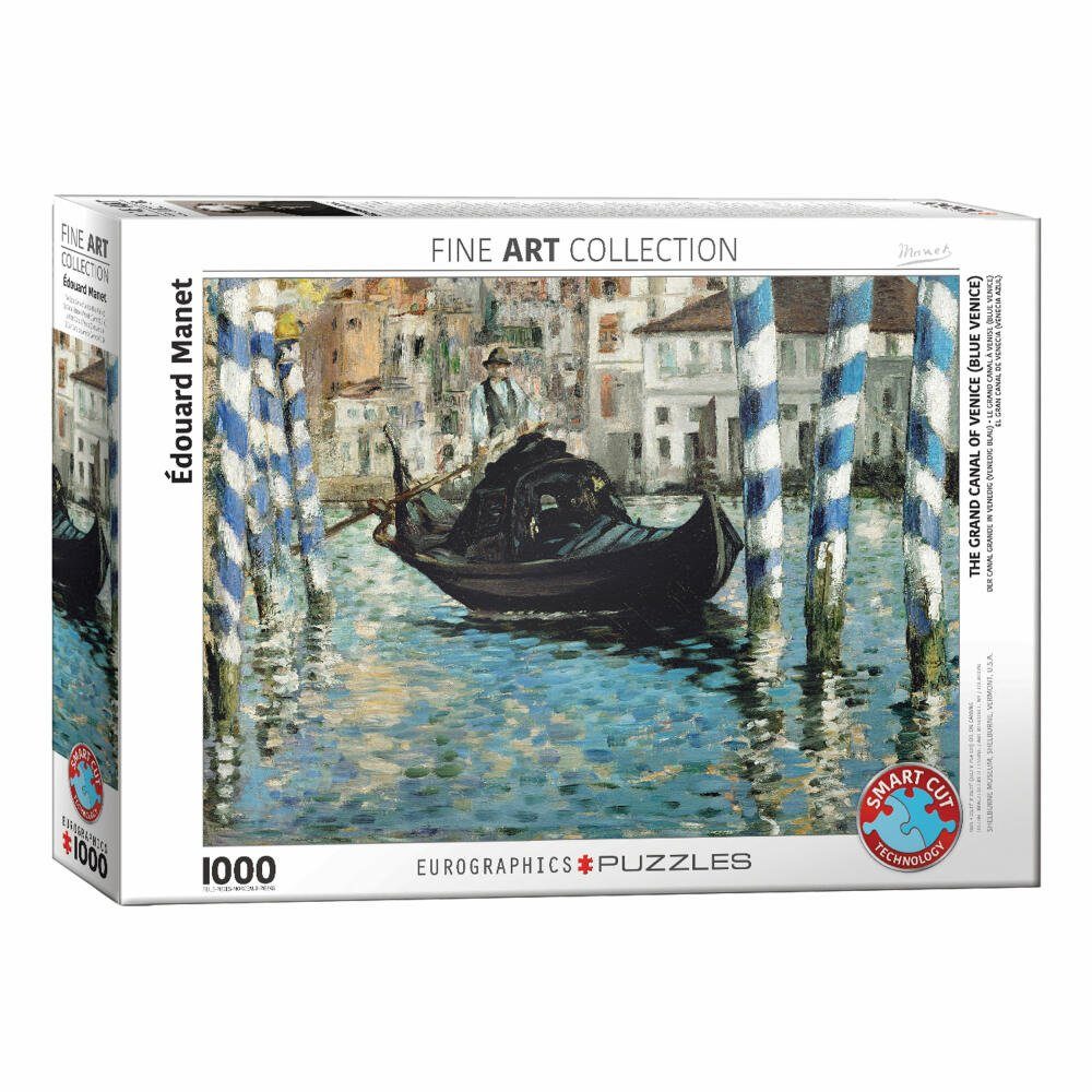 EUROGRAPHICS Puzzle Der Canal Grande in Venedig von Manet, 1000 Puzzleteile