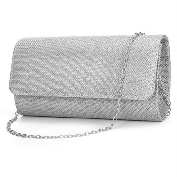 Fivejoy Abendtasche Damen Abend Clutch Tasche,Glitzer Kettentasche Elegante Umschlag Paket (1-tlg)