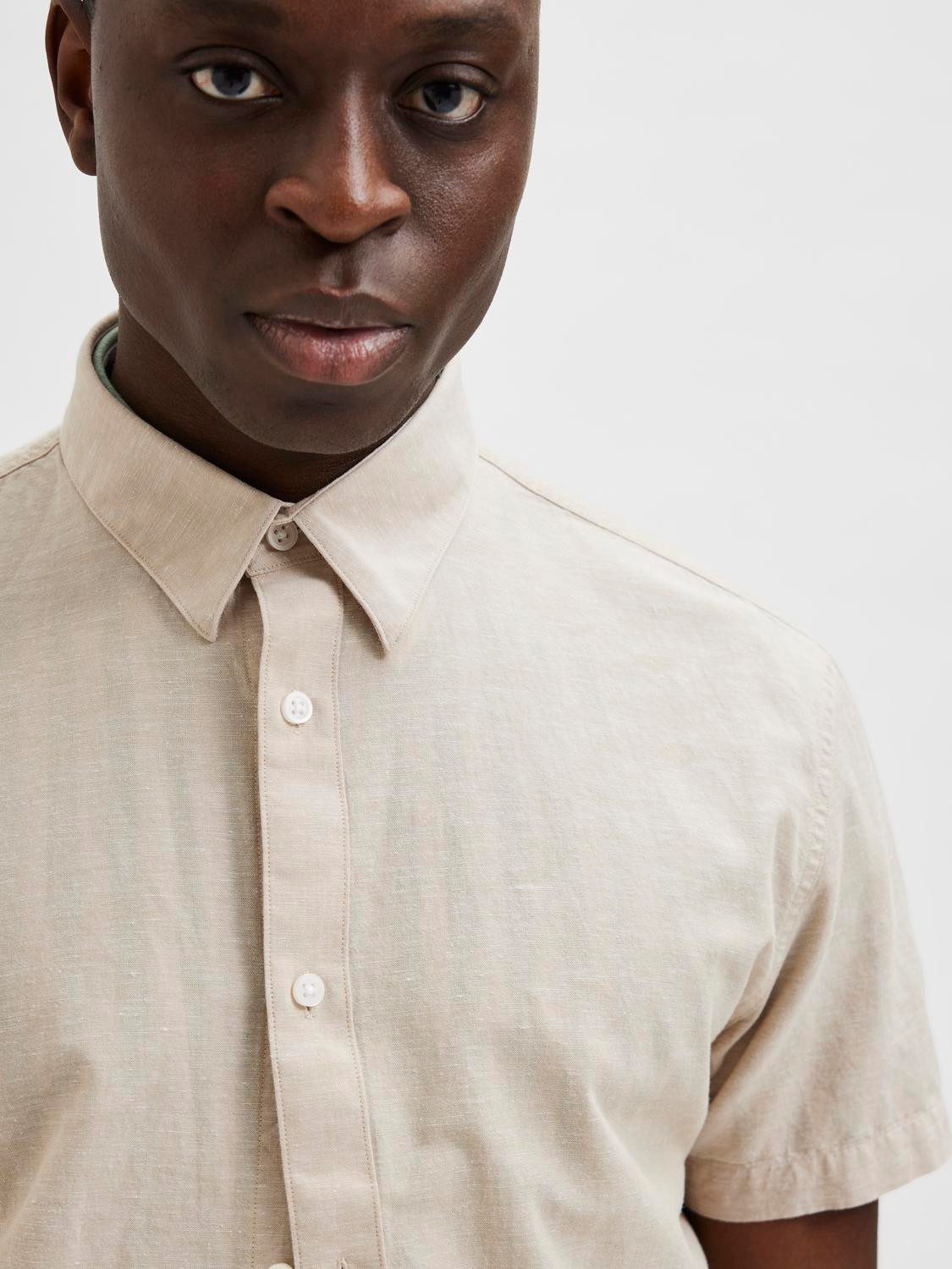 Selected Kurzarmhemd SLHREGSUN SS SHIRT CLASSIC D