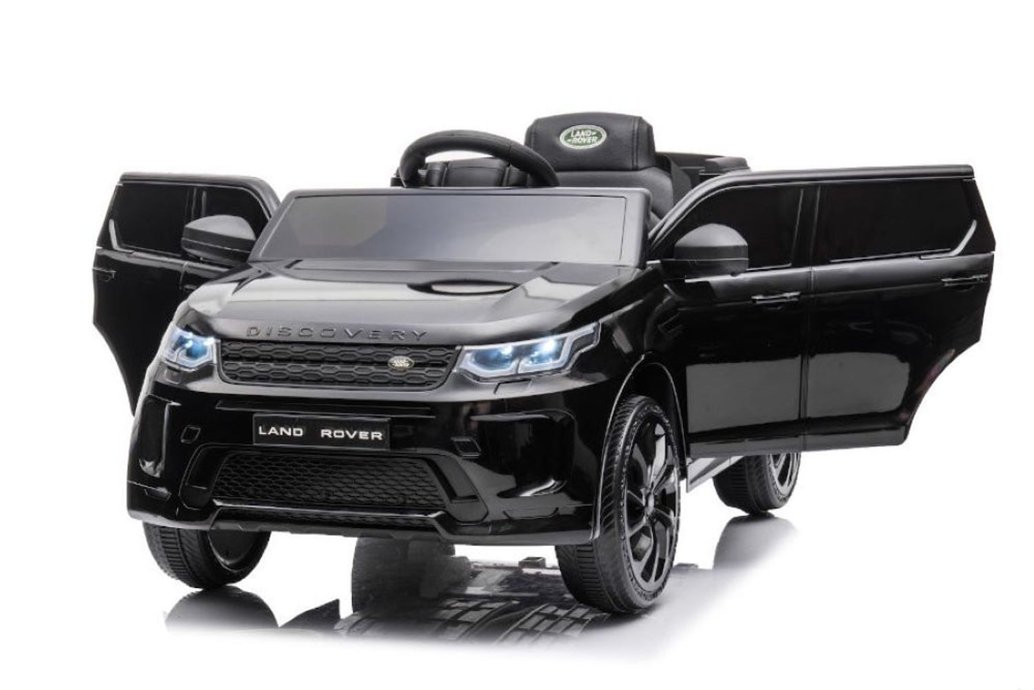 ES-Toys Elektro-Kinderauto Kinder Elektroauto Land Rover, Belastbarkeit 40 kg, Discovery 5 EVA-Reifen Bluetooth Musik MP3