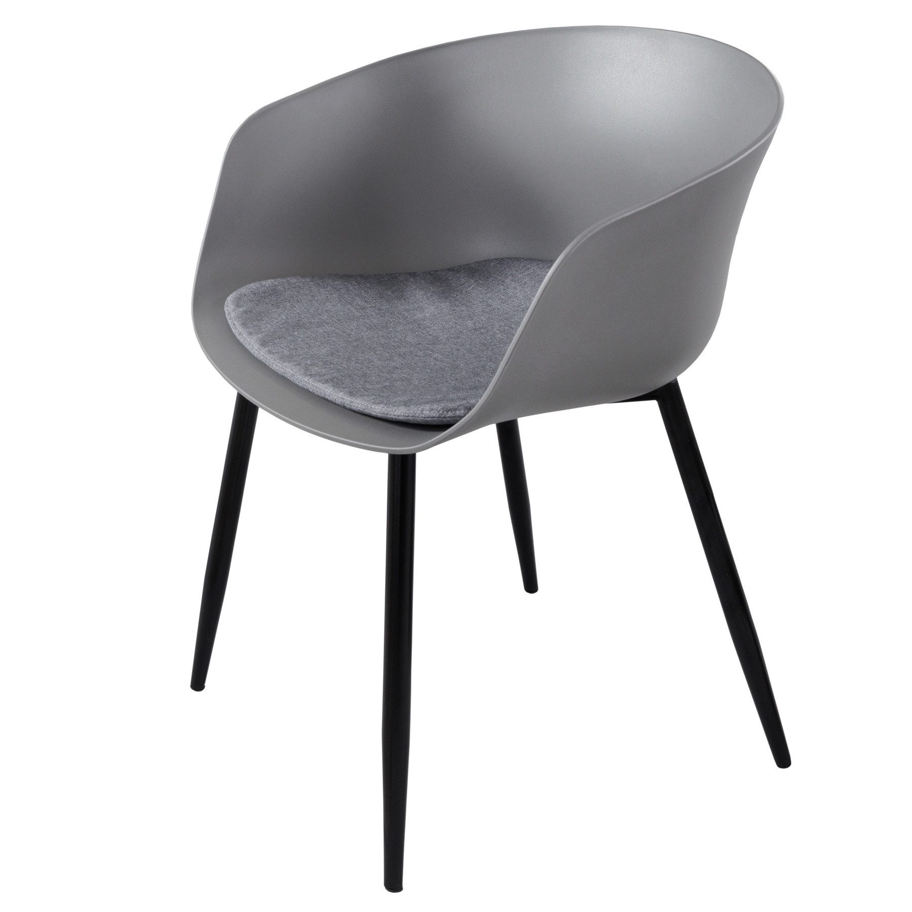 riess-ambiente Gartenstuhl DESIGNO grau / schwarz günstig online kaufen