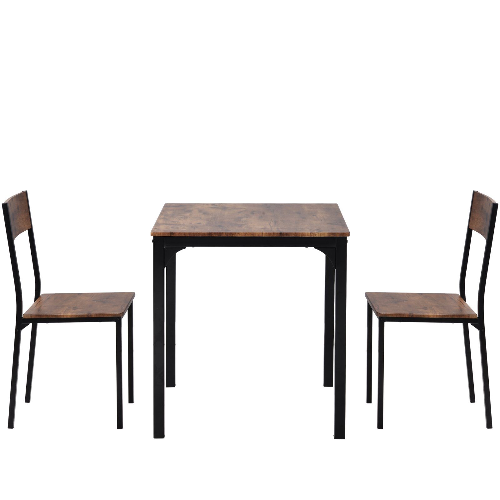 Tisch), und Stühle Stühle, Essgruppe Esstisch Esszimmer 2 mit Esstisch SEEZSSA Küchentisch für 2 Esstisch Wohnzimmer (Set, Stühlen, Set, 3-tlg, Küche 1