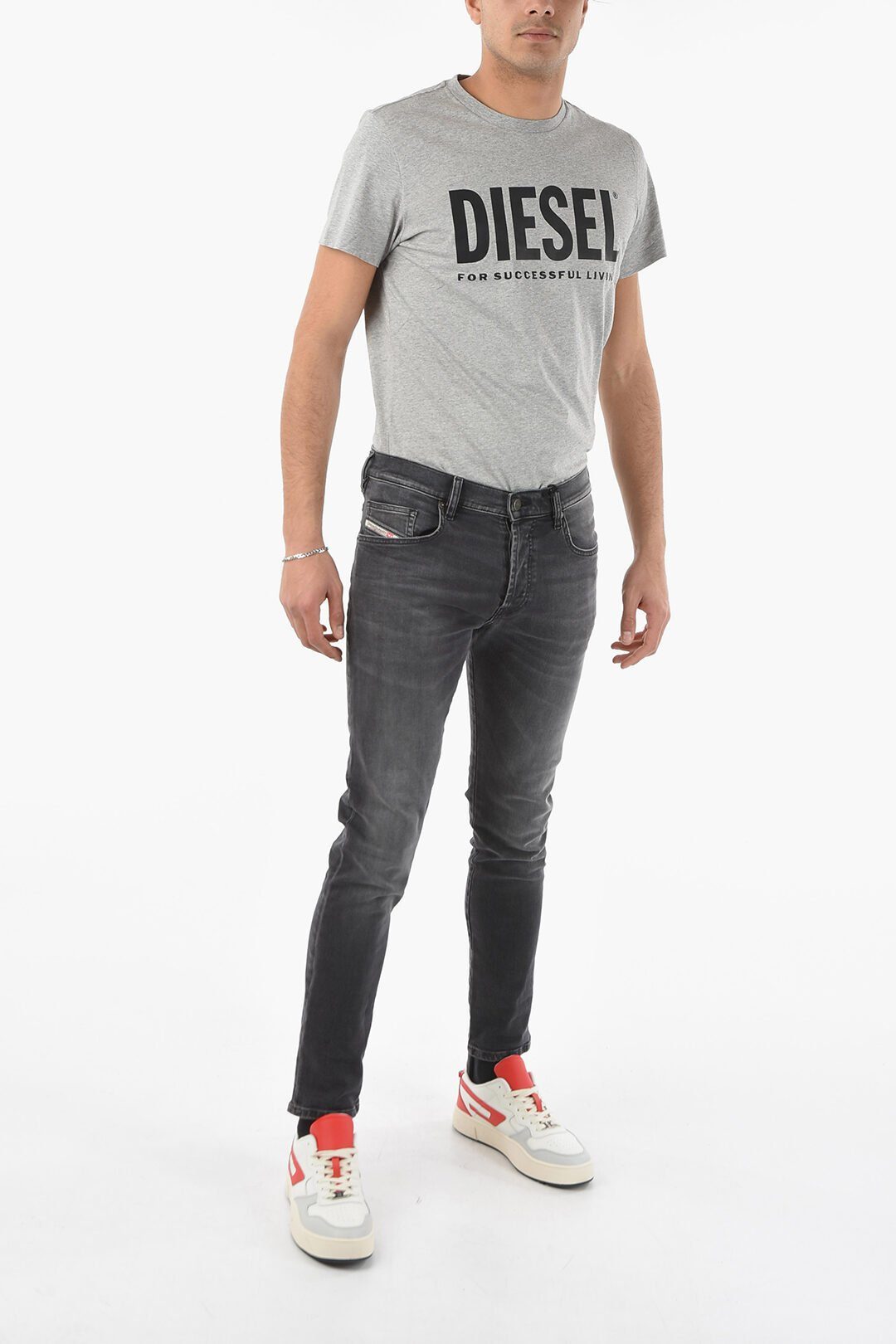 Diesel Tapered-fit-Jeans Diesel Herren Anteil 5-Pocket-Style, 0GDAG Stretch mit Jeans D-Yonnox