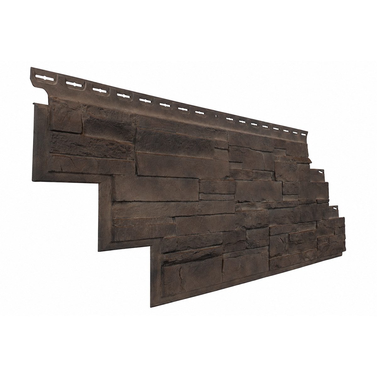 NOVIK Verkleidungspaneel NovikStone DS Platte 105x33cm 10 Stück 2,32qm Schichtstein braun, BxL: 51,44x96,2 cm, 0,46 qm, (Karton mit 10 Platten, 4,65) Wandverkleidung mit 3-D-Effekt, problemlose Montage, Natursteinoptik
