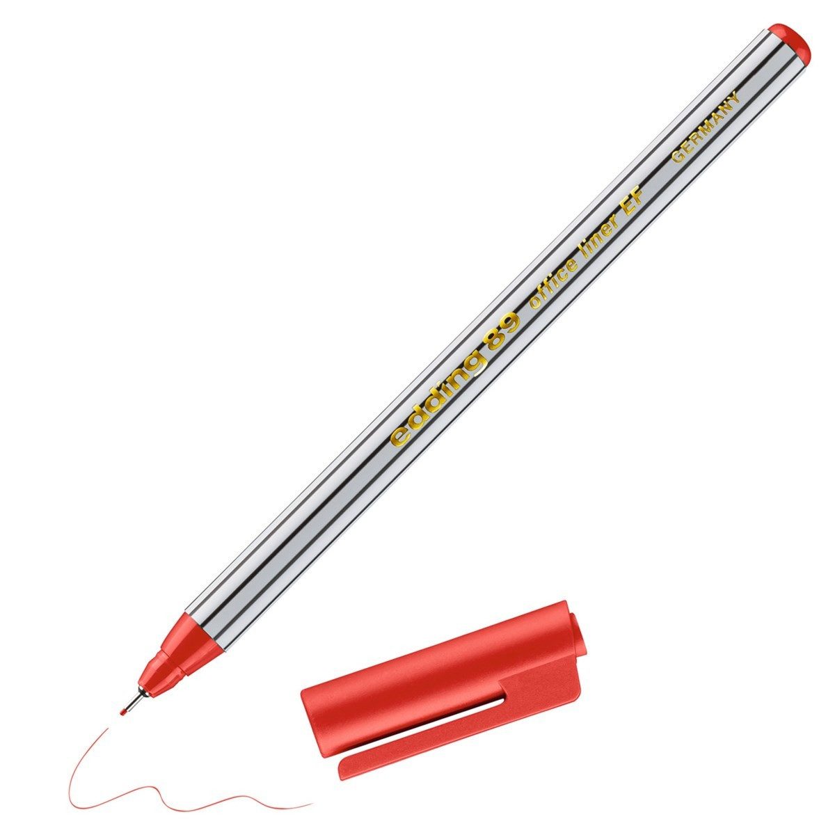 Fineliner edding 89 office liner EF Fineliner 10er Set Rot