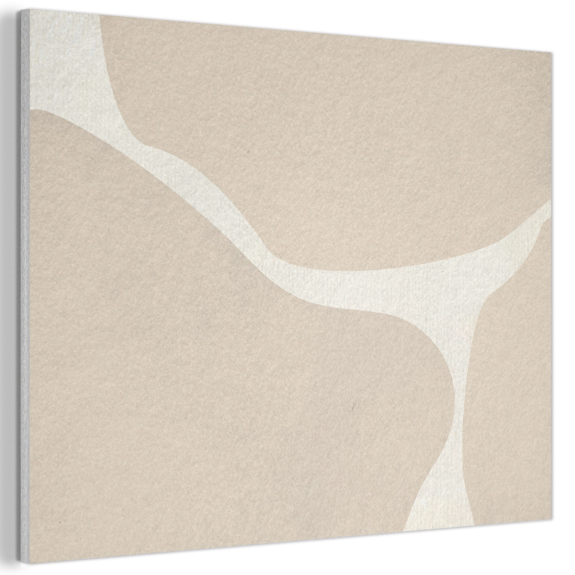 MuchoWow Gemälde Abstrakt - Beige - Moderne Kunst, Fotodruck (1 St), Boho Style Deko Wand, Bohemian Wanddeko Bilder, 40x30 cm